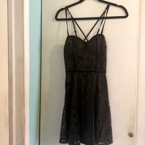 Lace Black Dress Size Small